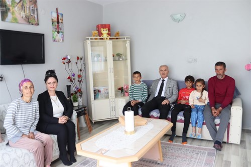 Kaymakamımız "GÜLDALI" Ailesine Ziyarette Bulundu